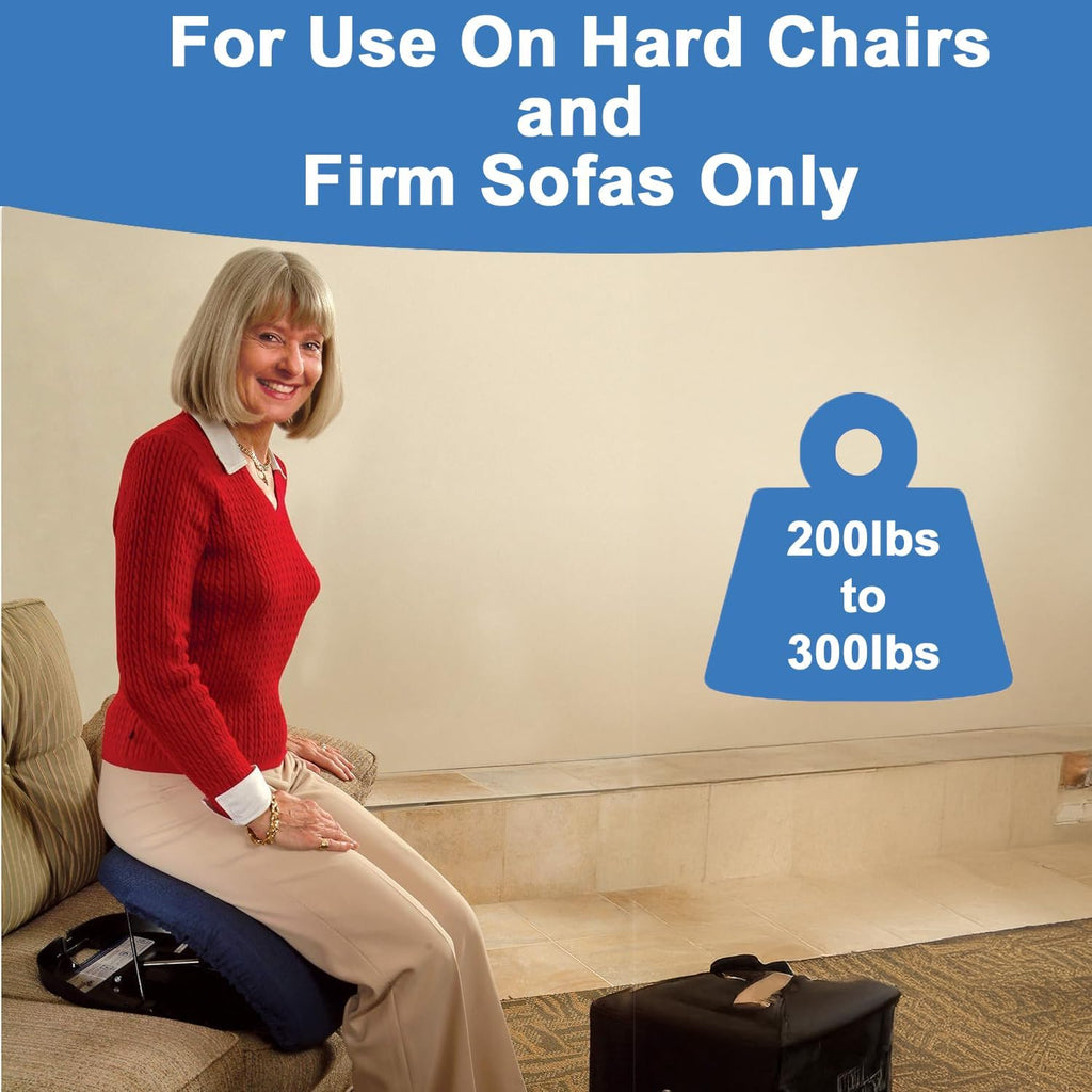 Carex Upeasy Seat Assist Plus Self-Powered Lift Assist Cushion for Chairs & Sofas

