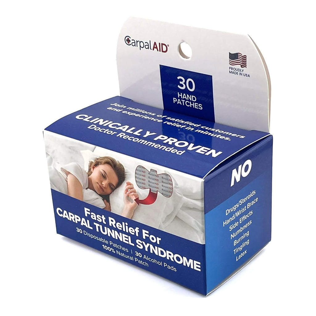 Carpal Aid Clear Adhesive Hand Carpal Tunnel Support Patch

