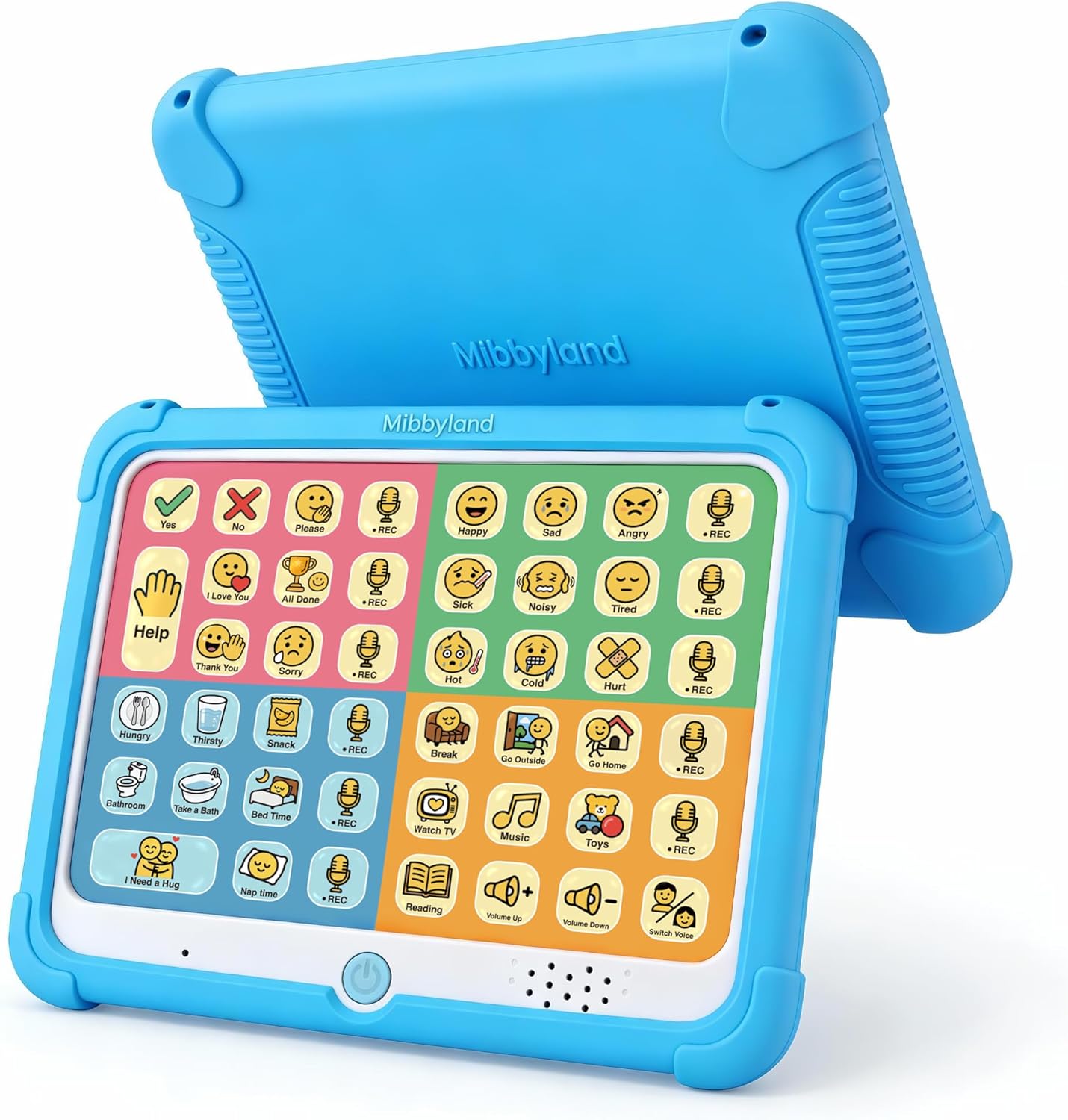 MibbyTalk AAC Communication Device for Autism, Nonverbal Kids & Adults

