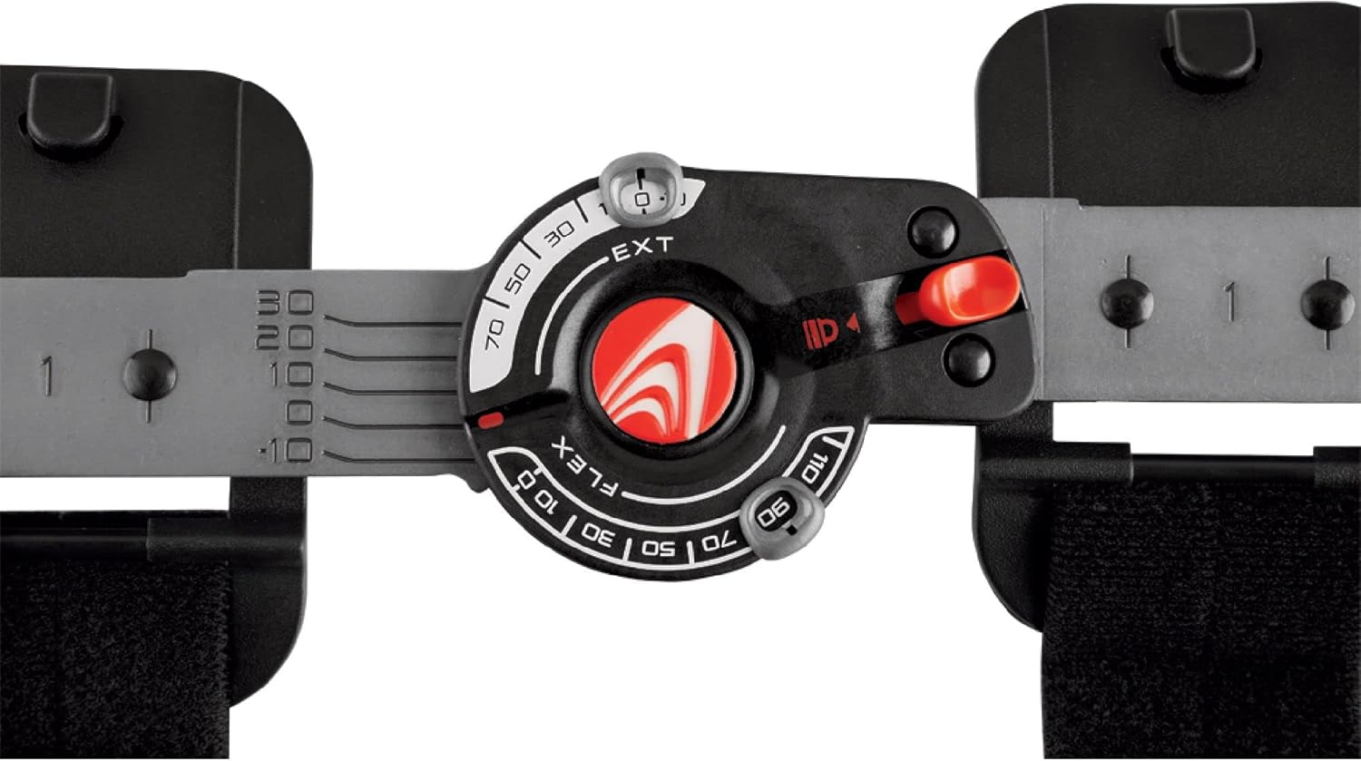 Breg Post-Op Knee Brace with ROM Hinge for Flexion and Extension Control

