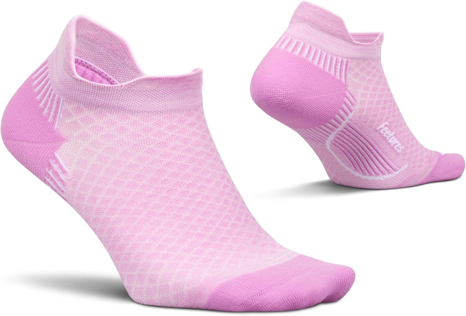 Feetures Plantar Fasciitis Relief Compression Sock Light Cushion No-Show Tab

