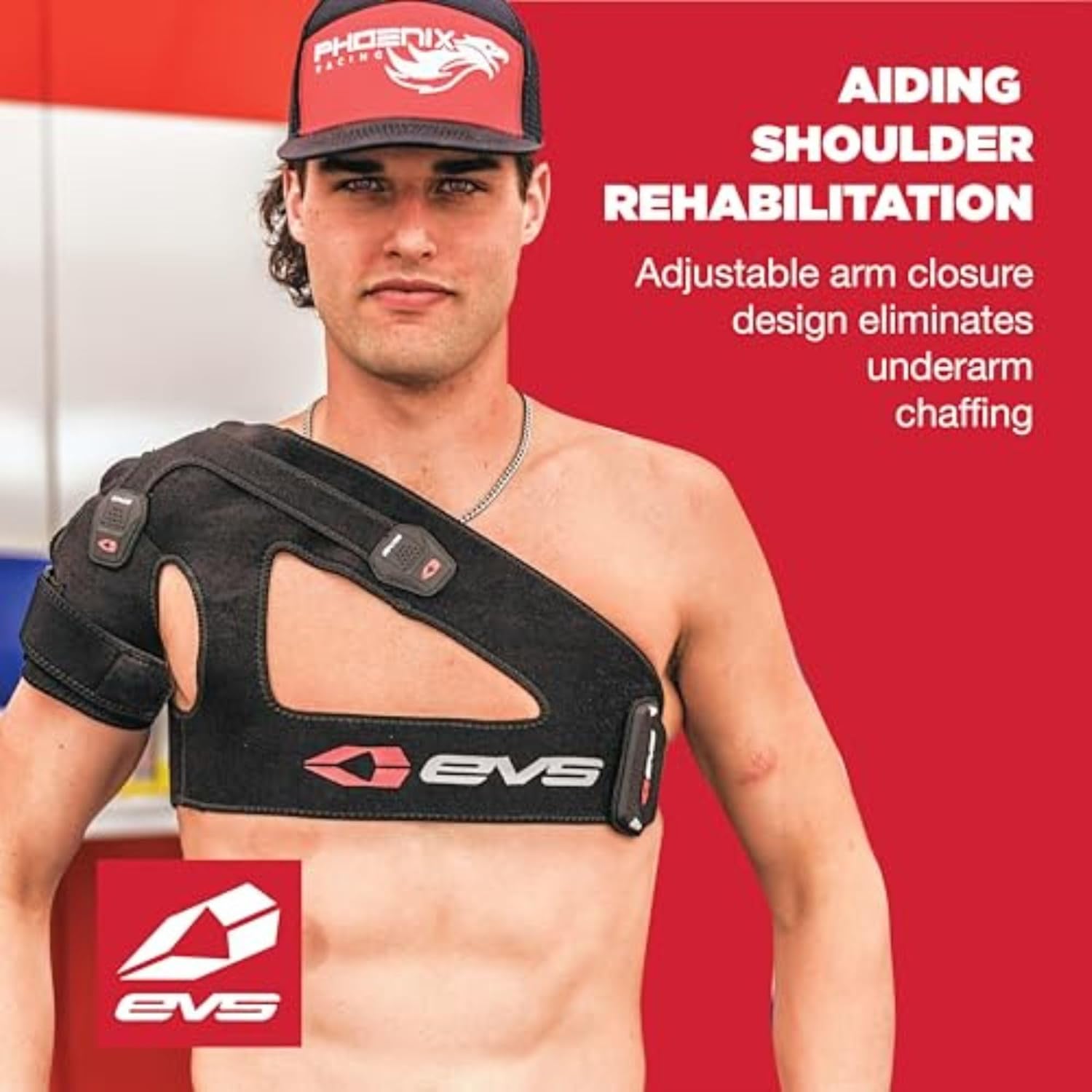 EVS SPORTS SB03 Shoulder Brace for Men Adjustable Breathable Compression Support


