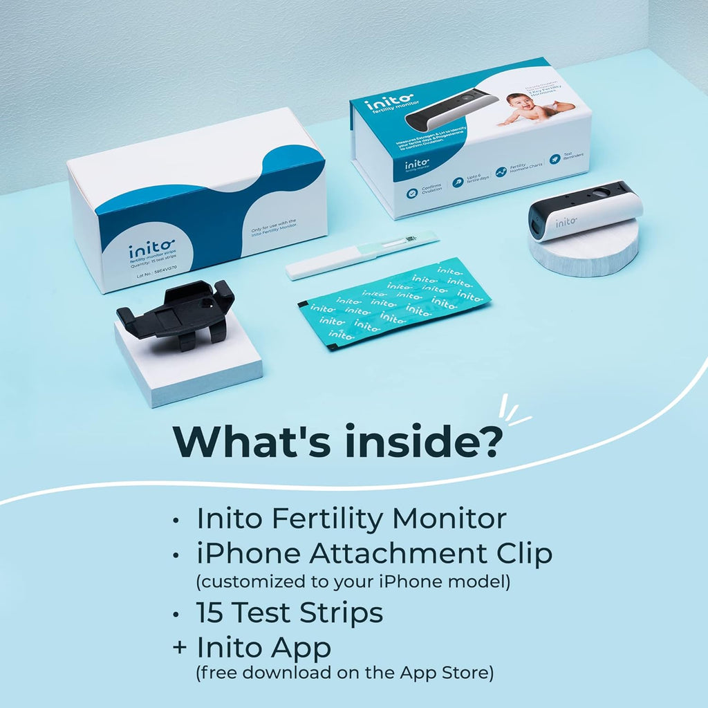 Inito Fertility Monitor & Hormone Tracker for Women | Estrogen, LH, PdG, FSH

