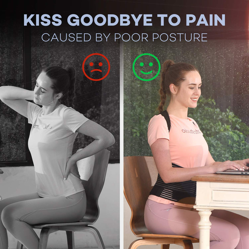 sicheer Posture Corrector Back Brace for Women and Men, Shoulder Support

