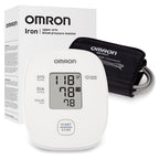 OMRON Iron Upper Arm Blood Pressure Monitor with Irregular Heartbeat Detector