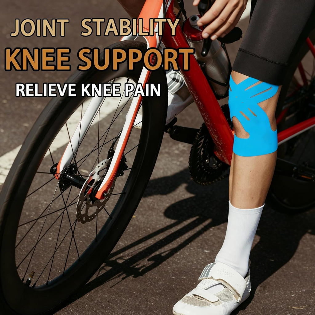 IEADEN Precut Kinesiology Tape for Knees, Knee Support and Stability, Waterproof

