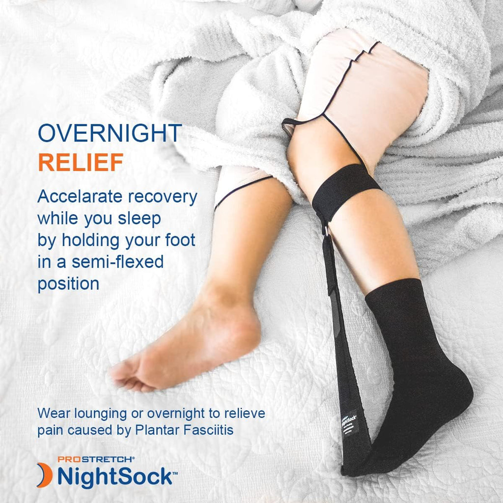 ProStretch NightSock for Plantar Fasciitis and Achilles Tendonitis, Toe Support

