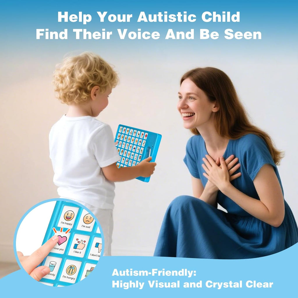 Joyreal AAC Communication Device for Autism, Nonverbal Talker with Programmable Buttons

