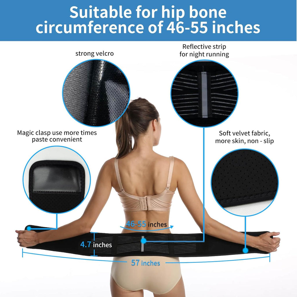 SUNFATT Sacroiliac SI Joint Belt for Women and Men, Pelvic Stabilizer Lower Back

