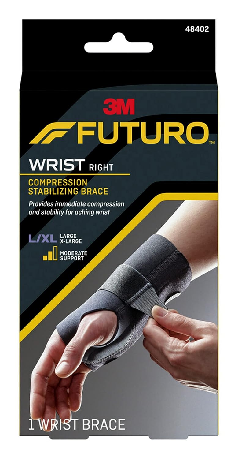FUTURO Compression Stabilizing Wrist Brace, Breathable

