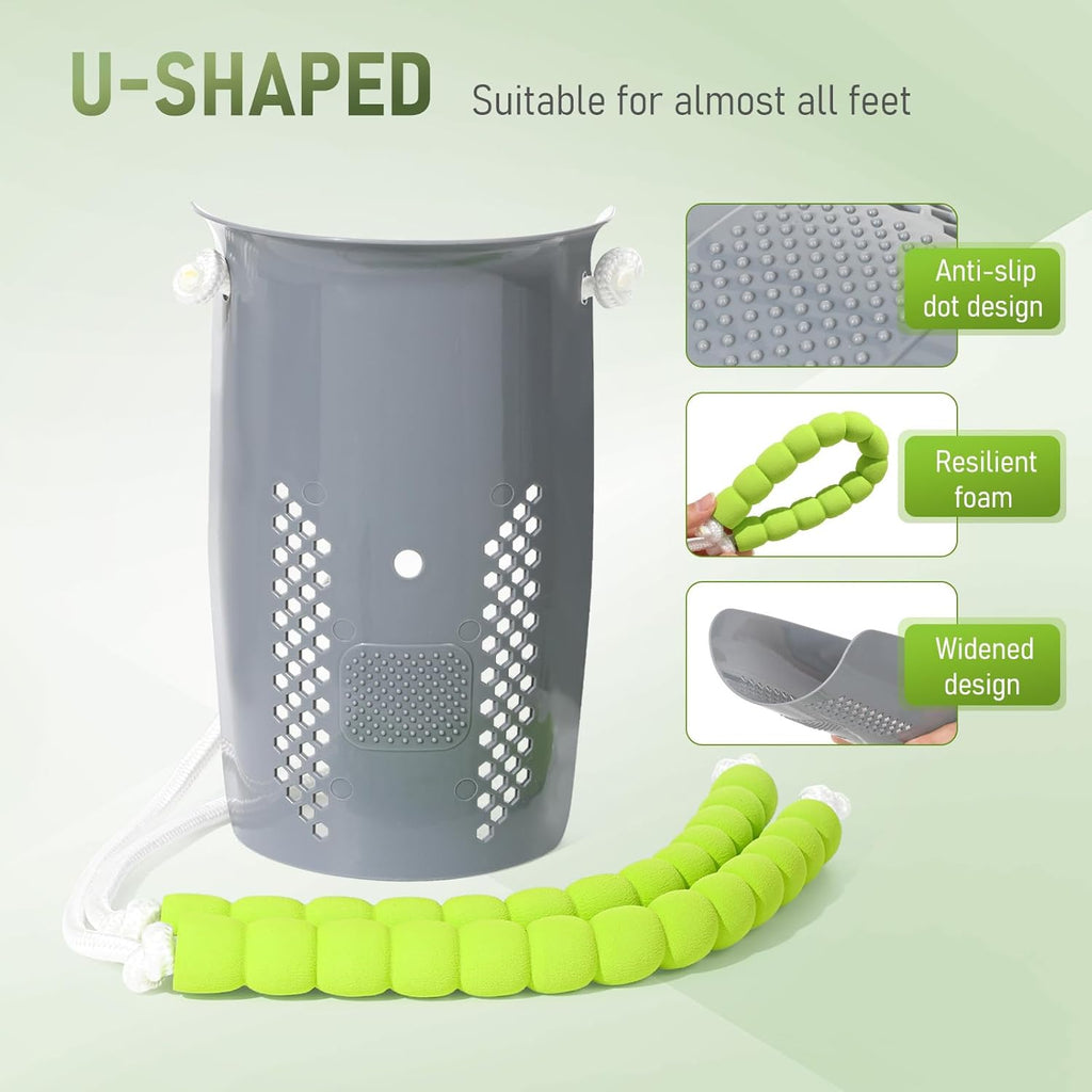 Sock Aid Helper for Seniors, Flexible Anti-Slip Device for Easy On Socks

