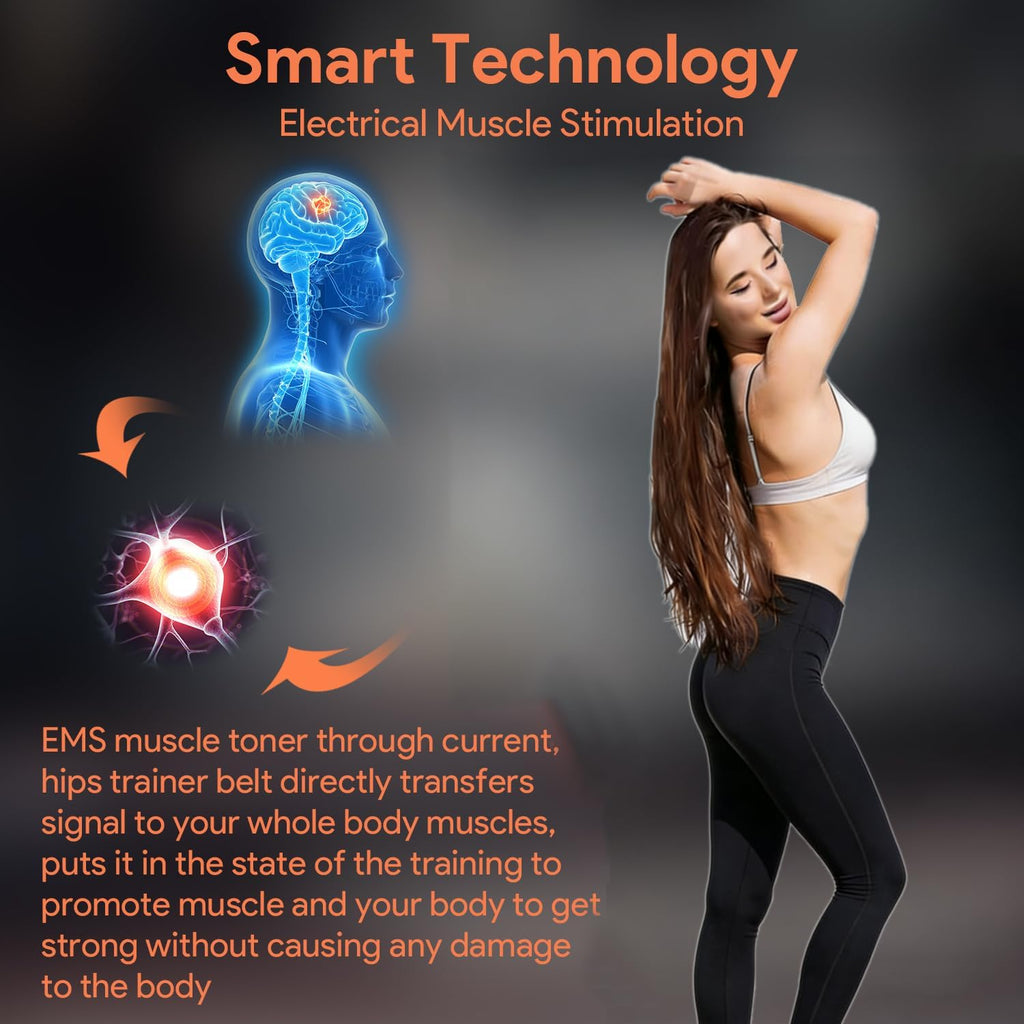 Hip Trainer EMS Glute Muscle Stimulator Belt for Butt Lifting Home Workout

