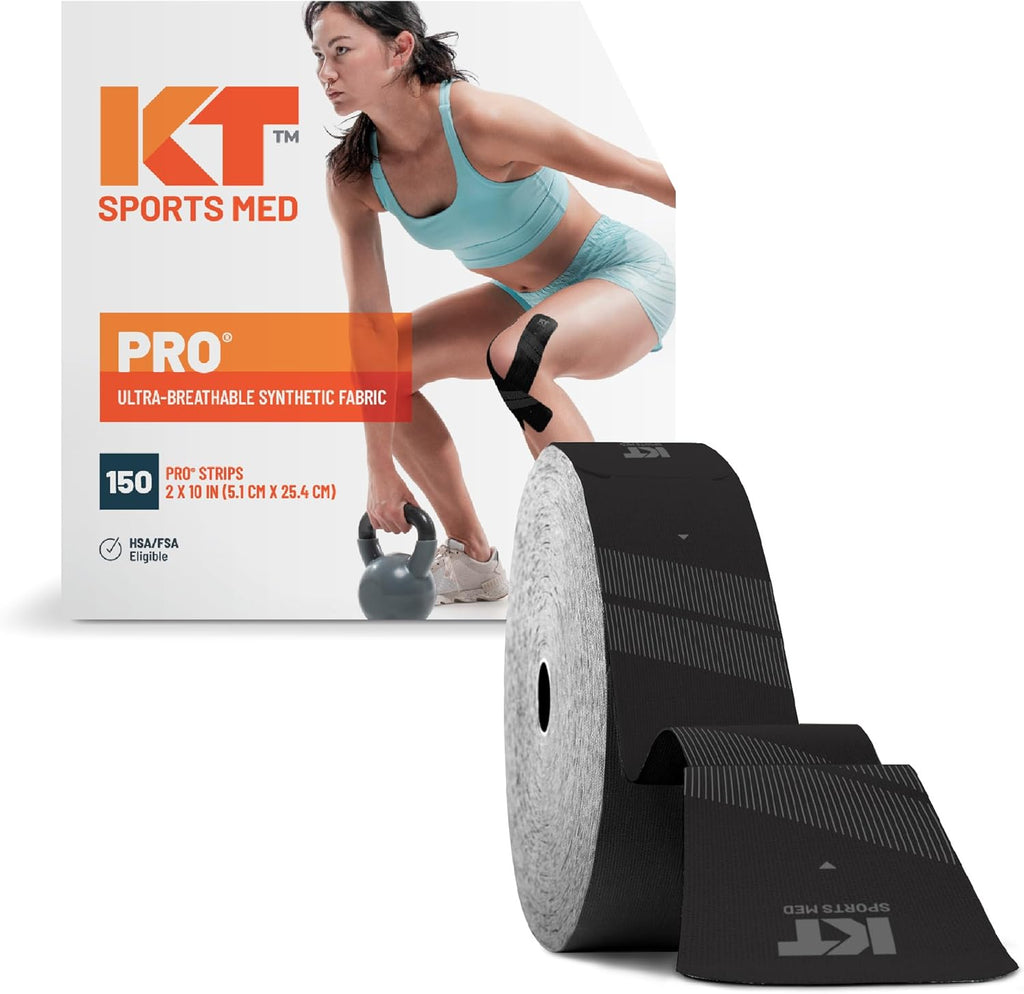 KT Tape PRO Synthetic Elastic Kinesiology Athletic Tape, 100% Synthetic

