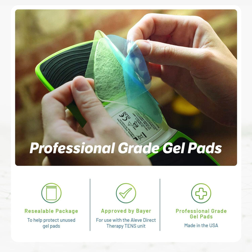 Hollywog TENS Replacement Electrode Pads for WiTouch Pro and Aleve Direct Therapy

