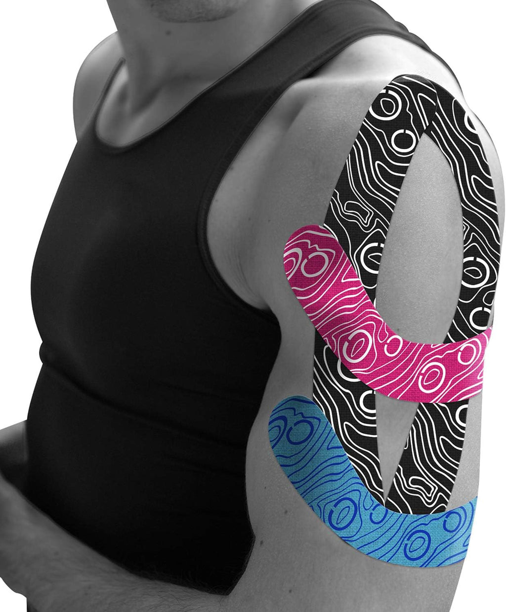 OKTape Pro Kinesiology Tape Bulk Roll, 2 in x 103 ft, Elastic Latex-Free

