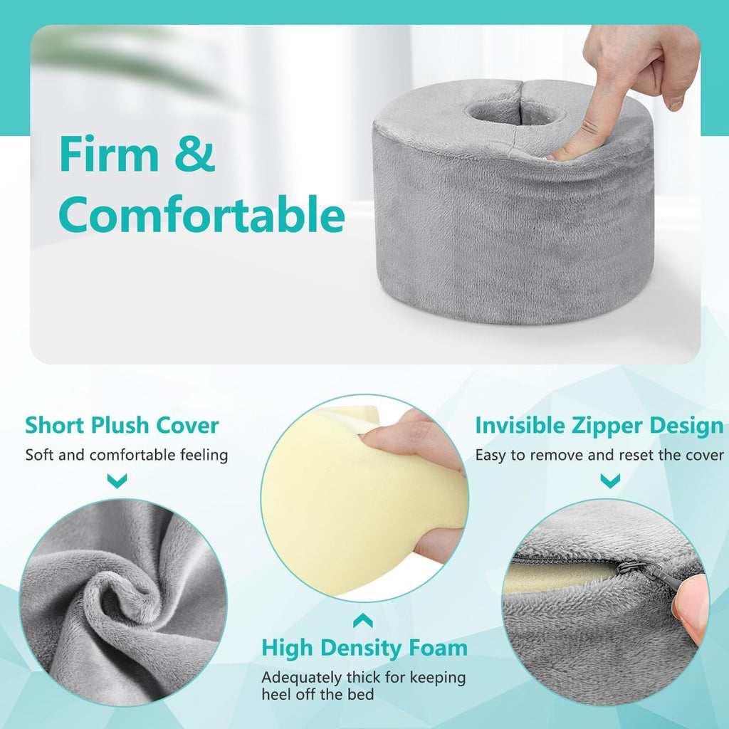 Zelen Foot Elevation Pillow Ankle Heel Wedge Support Cushion for Recovery

