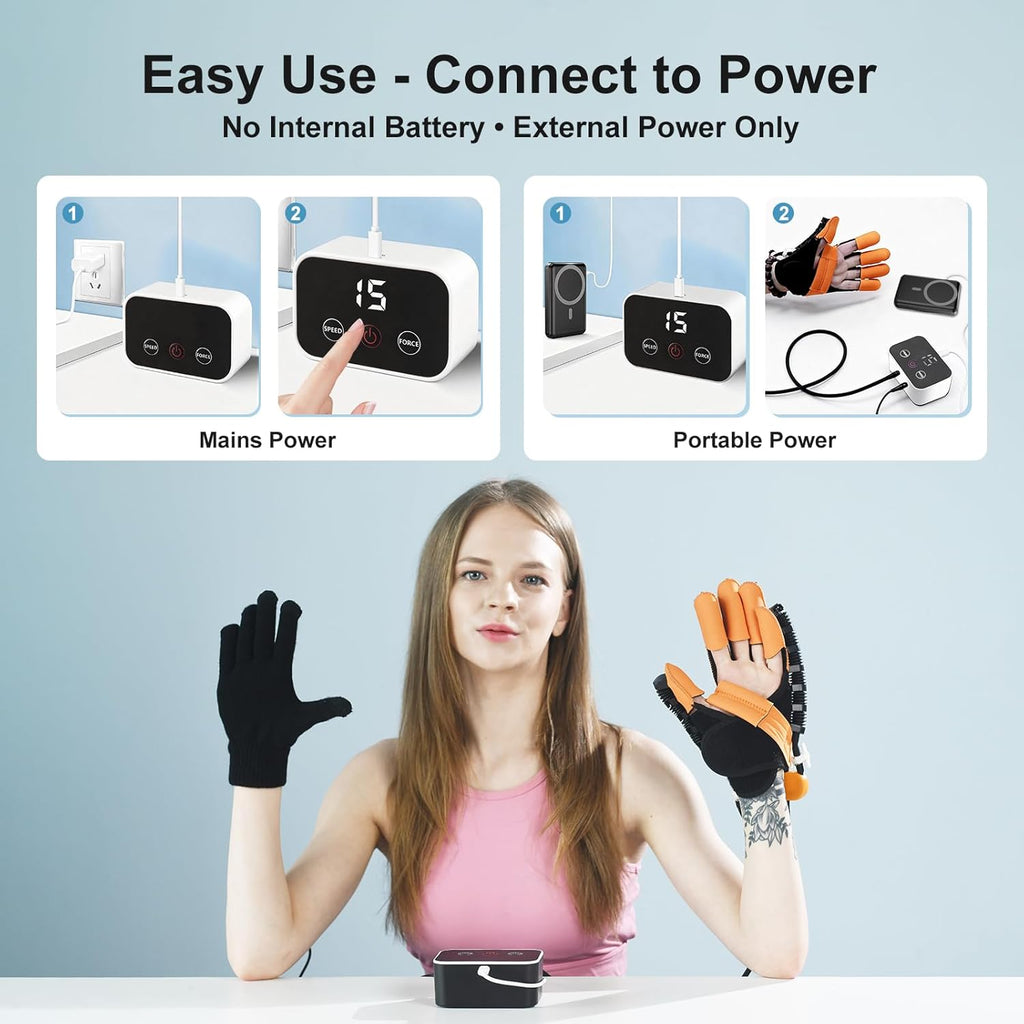 Rehabilitation Robot Gloves for Stroke Recovery, Hemiplegia Hand Therapy

