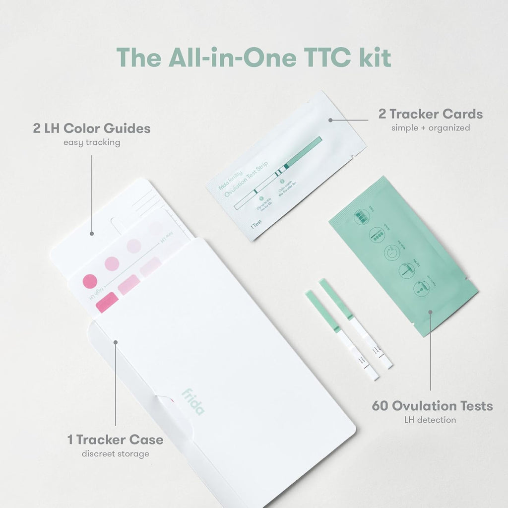 Frida Fertility At-Home Ovulation Test Kit LH Strips, Fertility Tracker, 60 Count

