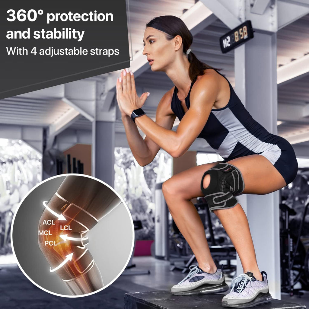 Dr. Brace Elite Knee Brace with Side Stabilizers and Patella Gel Pads

