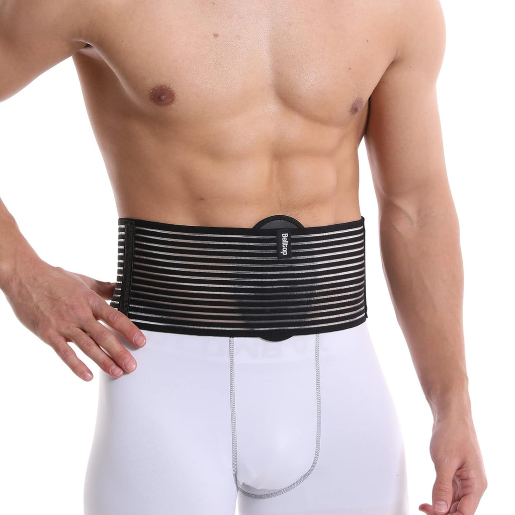 Umbilical Hernia Belt Abdominal Binder Compression Pad with Navel Support

