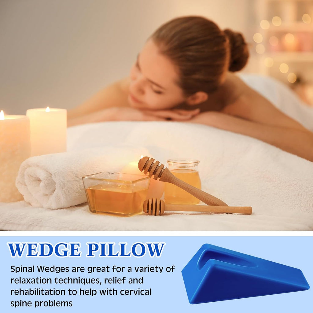 Suzile Triangular Therapy Wedge Pillow Non-Slip Silicone Positioning Cushion

