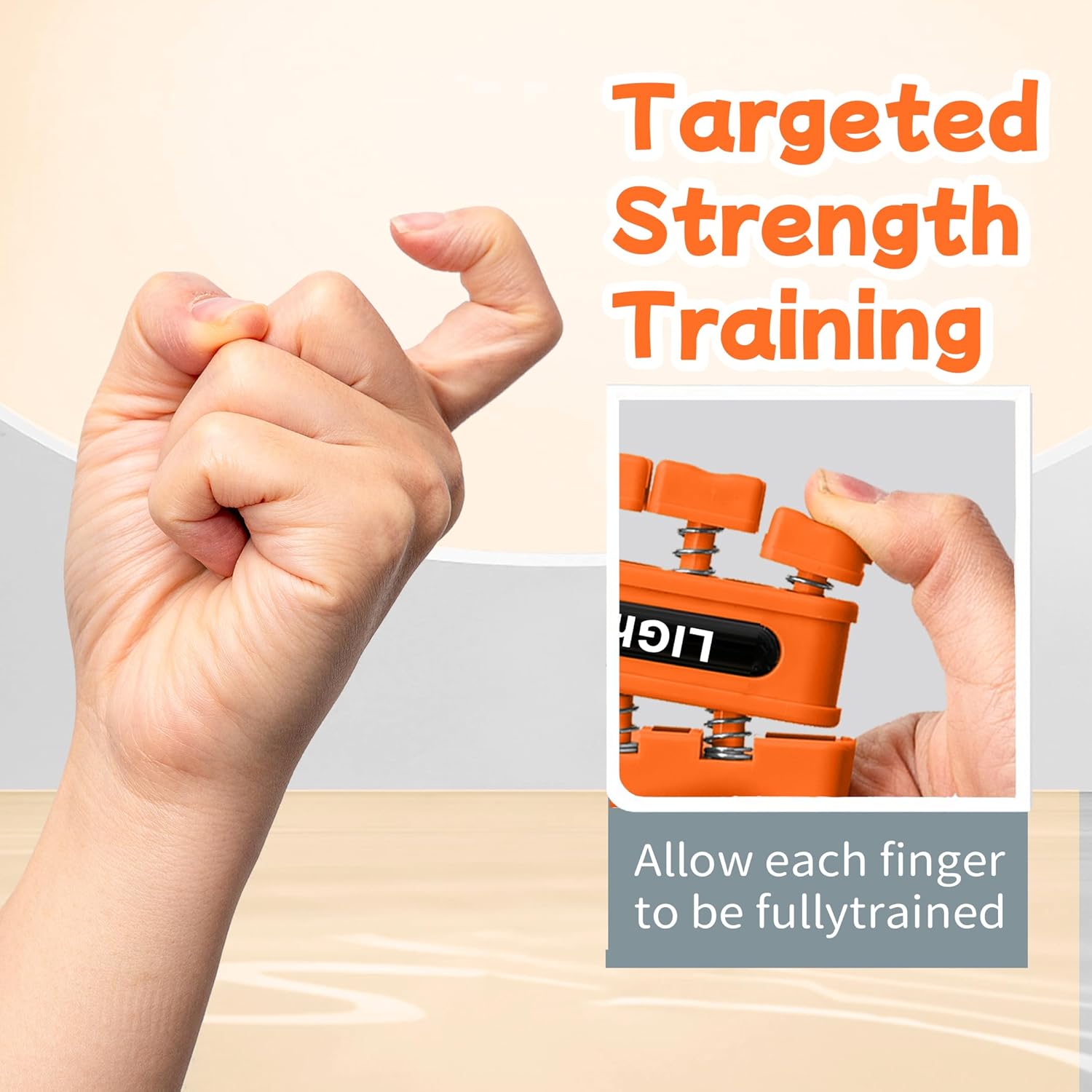 DICYWUDI Flex Therapy Bar Grip Strength Trainer for Wrist and Forearm Pain

