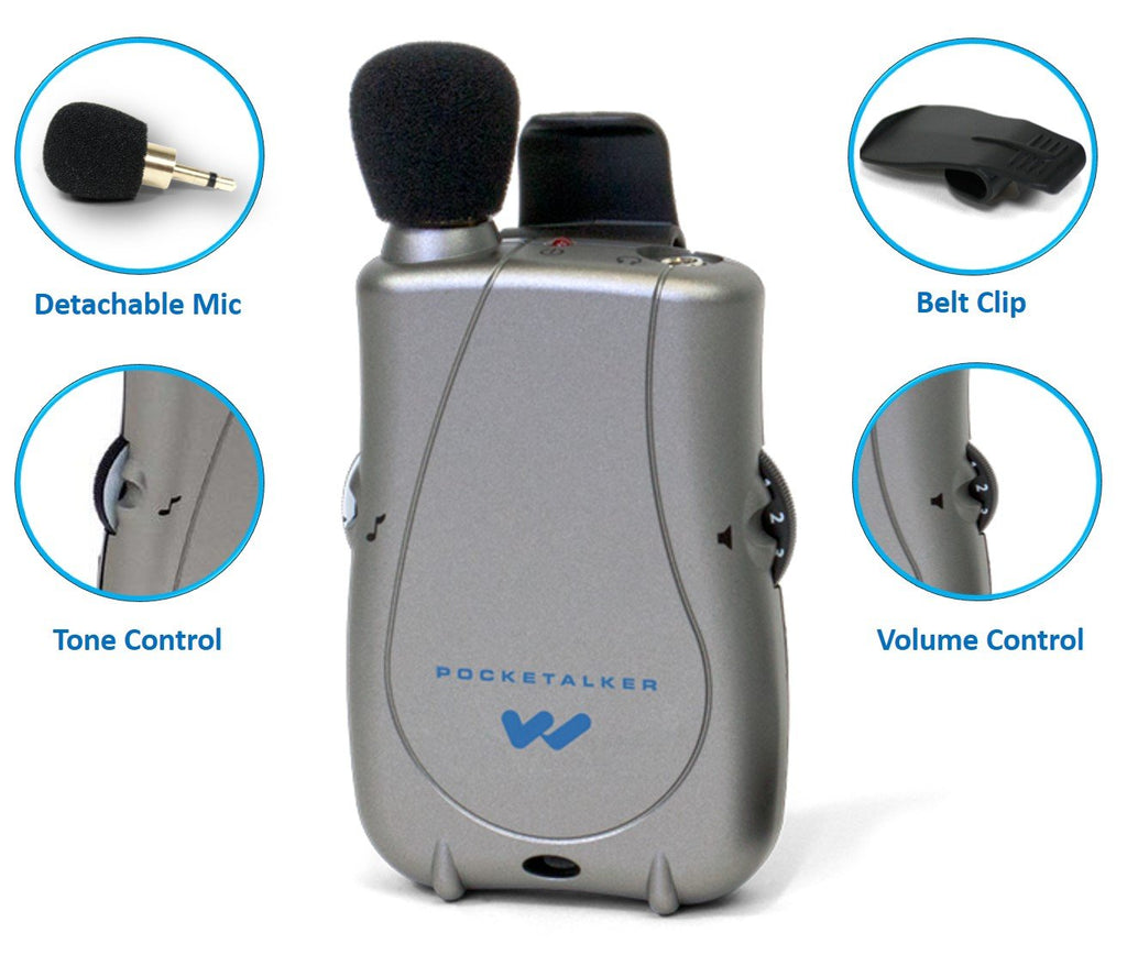 Williams Sound Pocketalker Ultra Personal Sound Amplifier with Headphones

