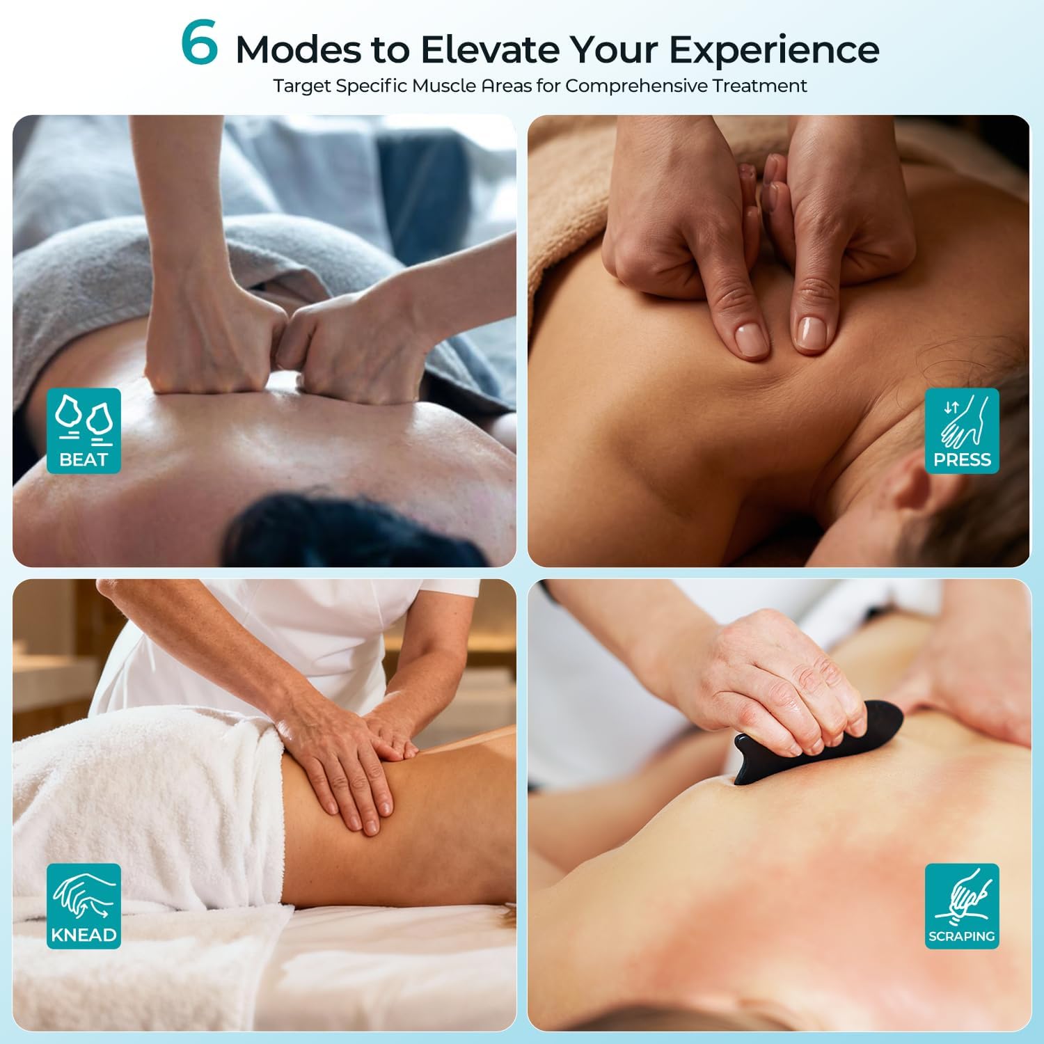 Betife Wireless TENS Unit Muscle Stimulator for Back Pain, Portable Pain Relief

