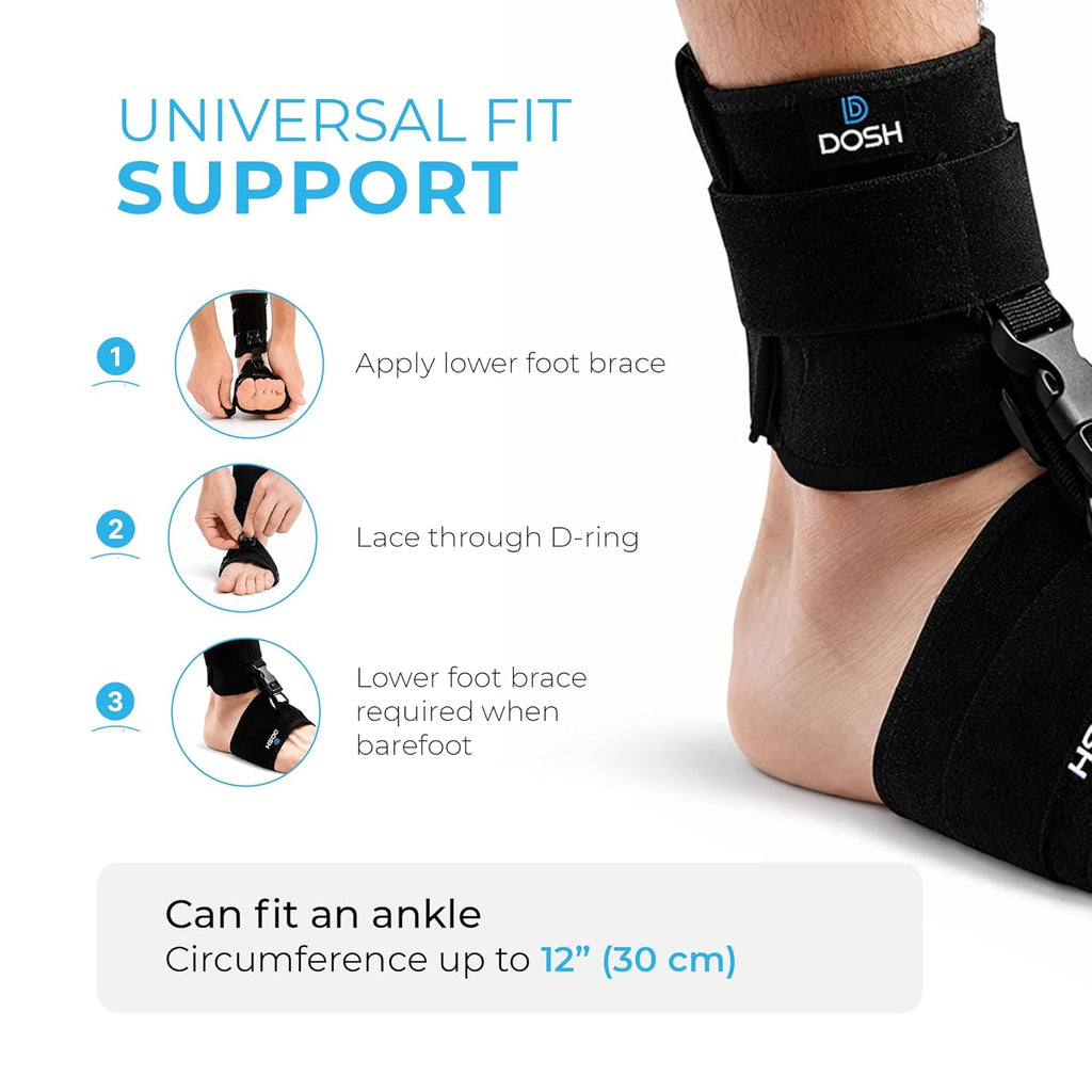 Dosh AFO Foot Drop Brace for Walking Support - Unisex

