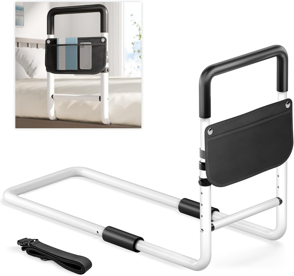 songsoso Adjustable Bed Rail for Seniors, Bedside Support for Elderly, 300 lb

