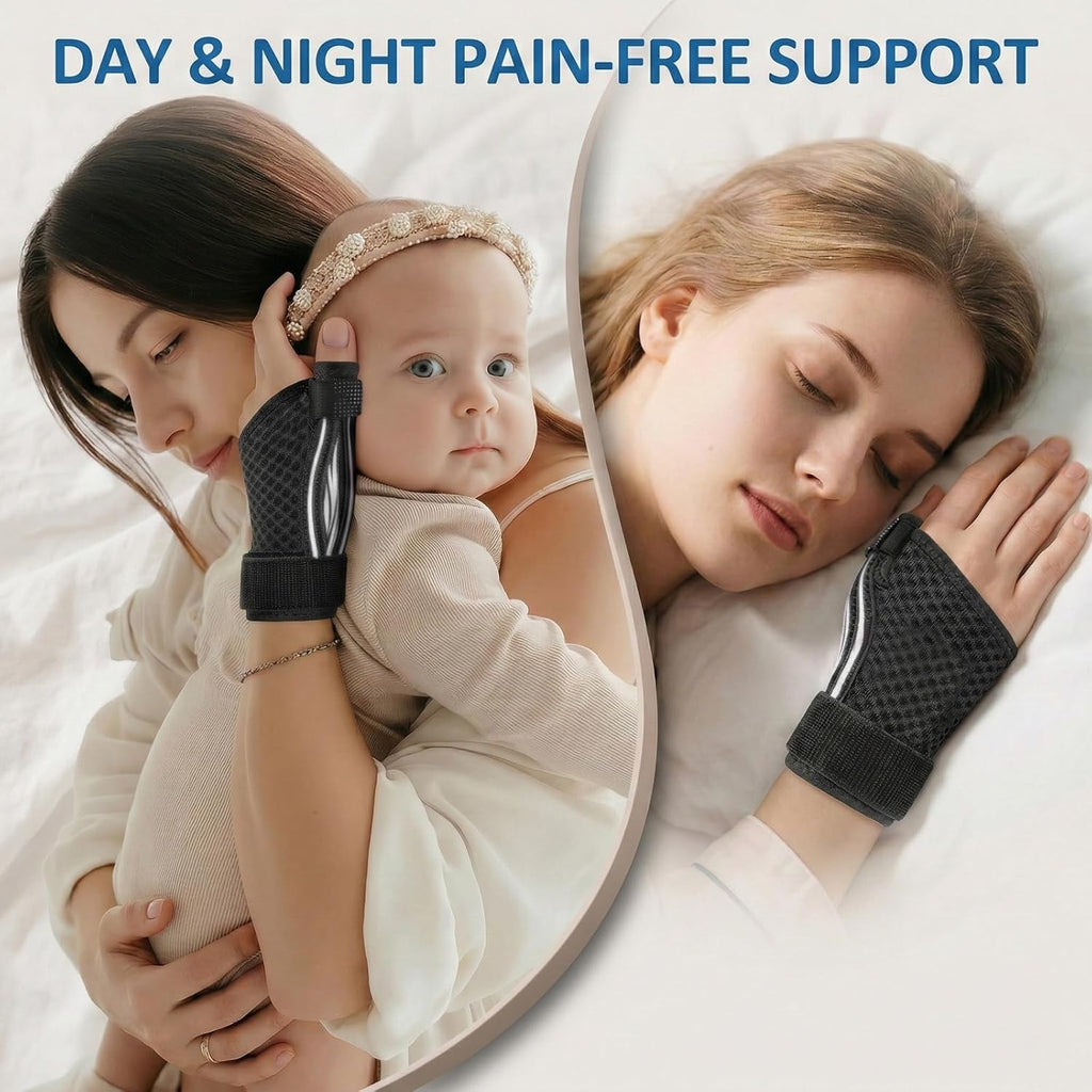 Thumb Spica Splint Brace with Adjustable Straps for De Quervain’s Thumb Pain

