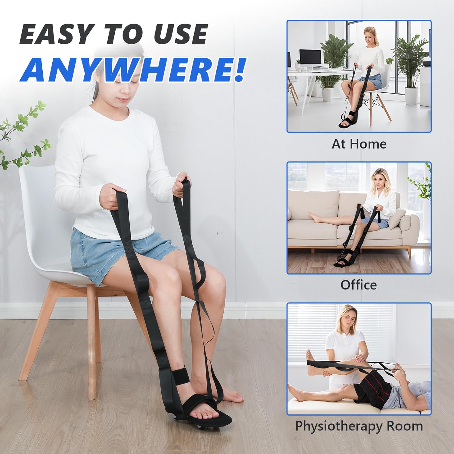 JFMkaer Knee Glider Rehabilitation Aid for Knee Replacement Recovery Physical Therapy


