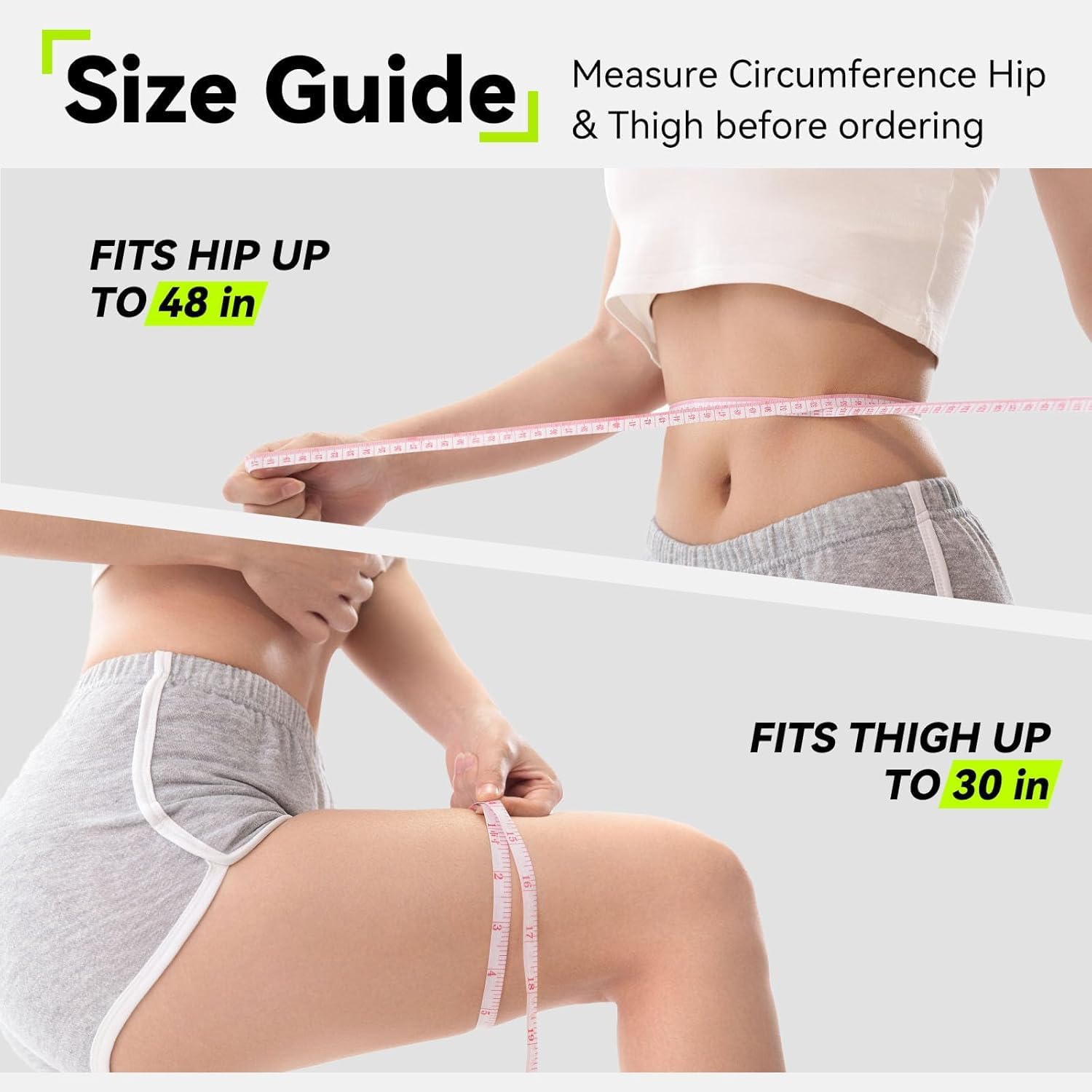 SOLOEVER Hip Brace for Sciatica, Adjustable Compression Wrap Support for Hip Pain

