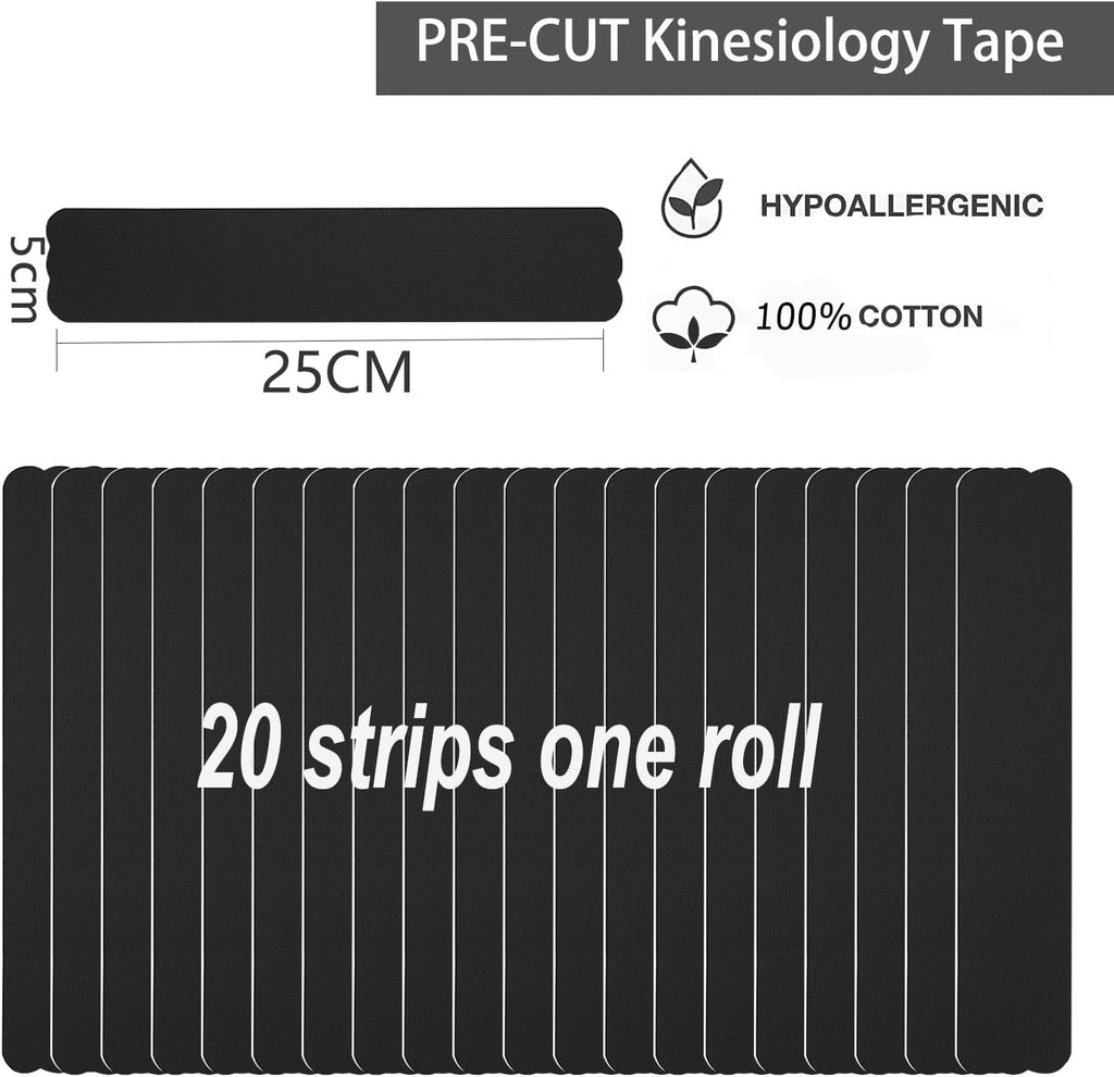ANAMPION Kinesiology Tape Pro Athletic Sports Waterproof Breathable Latex-Free Cotton


