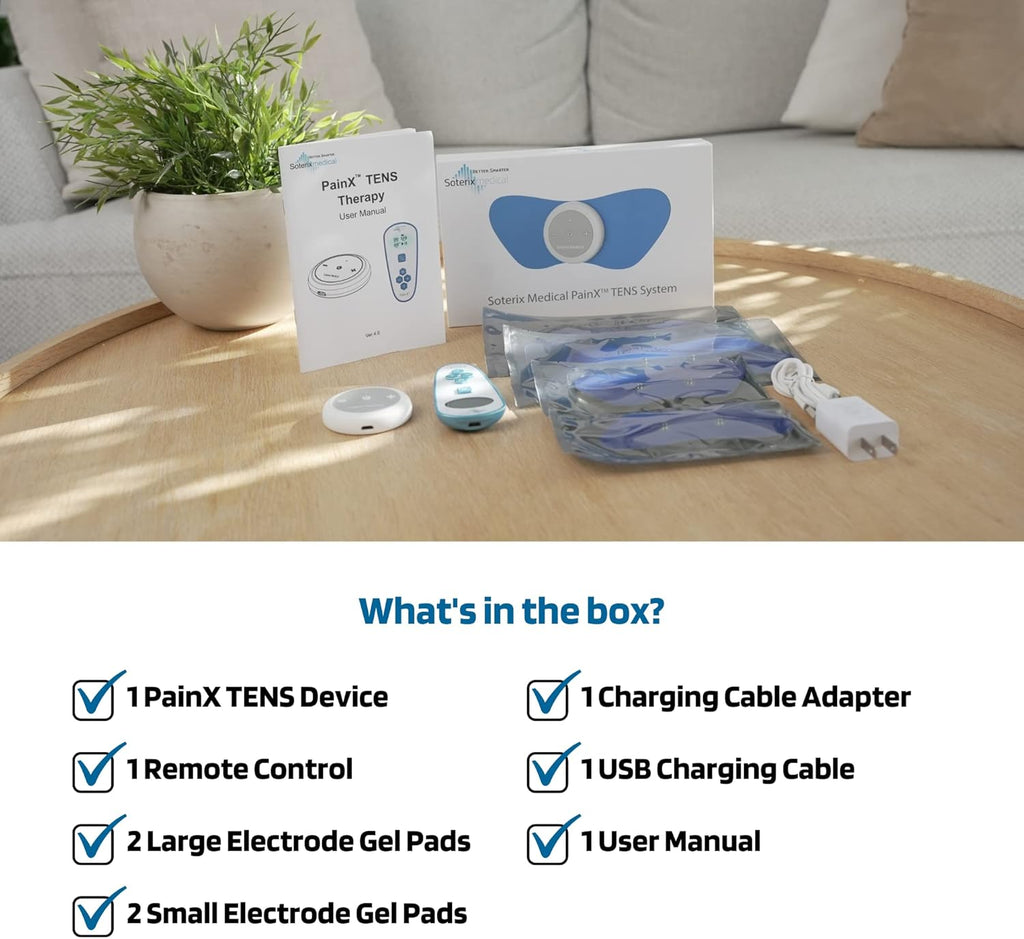 Soterix Medical Electrotherapy Device with Remote Control, Cordless Recharge Option

