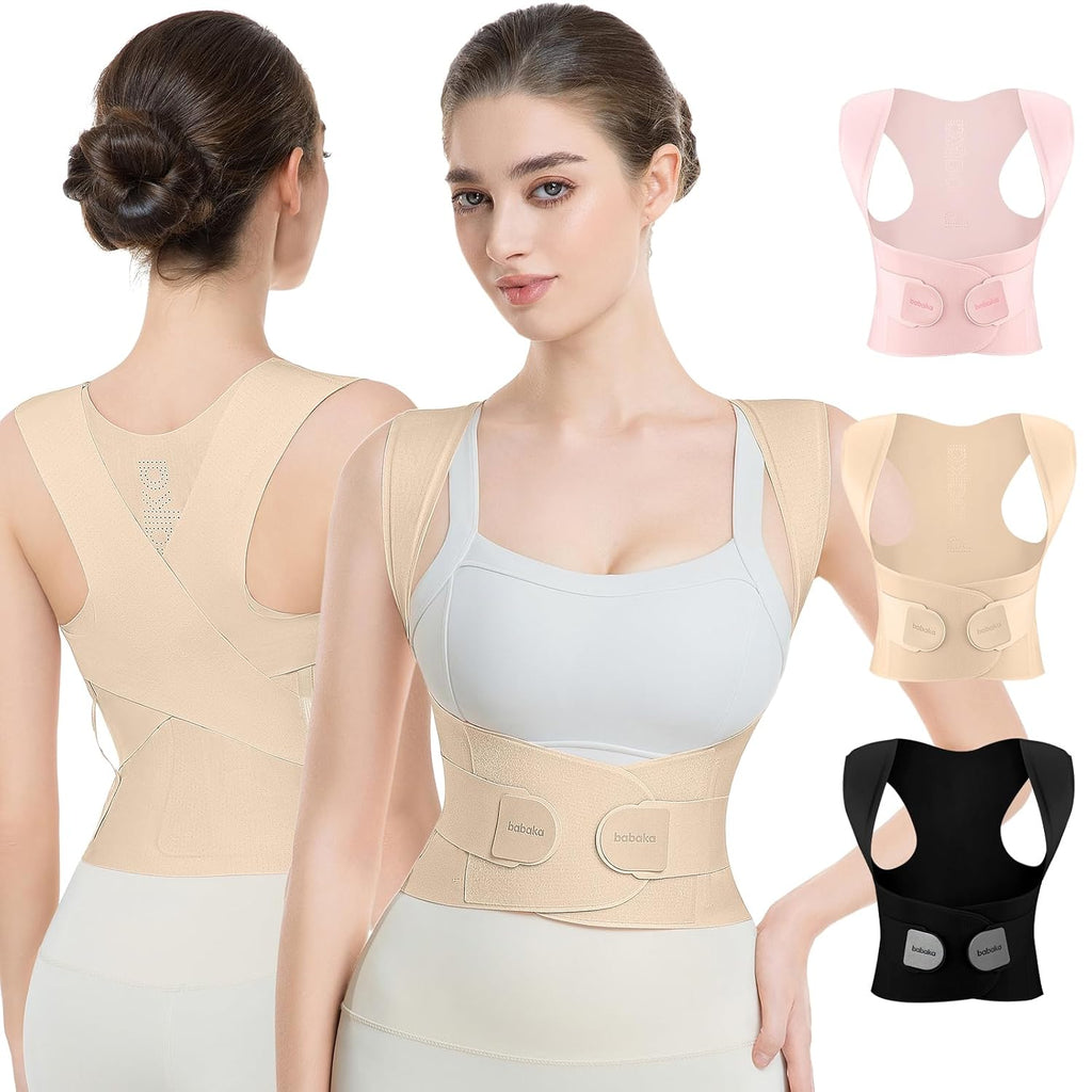 babaka Posture Corrector Back Brace for Upper and Lower Back Support

