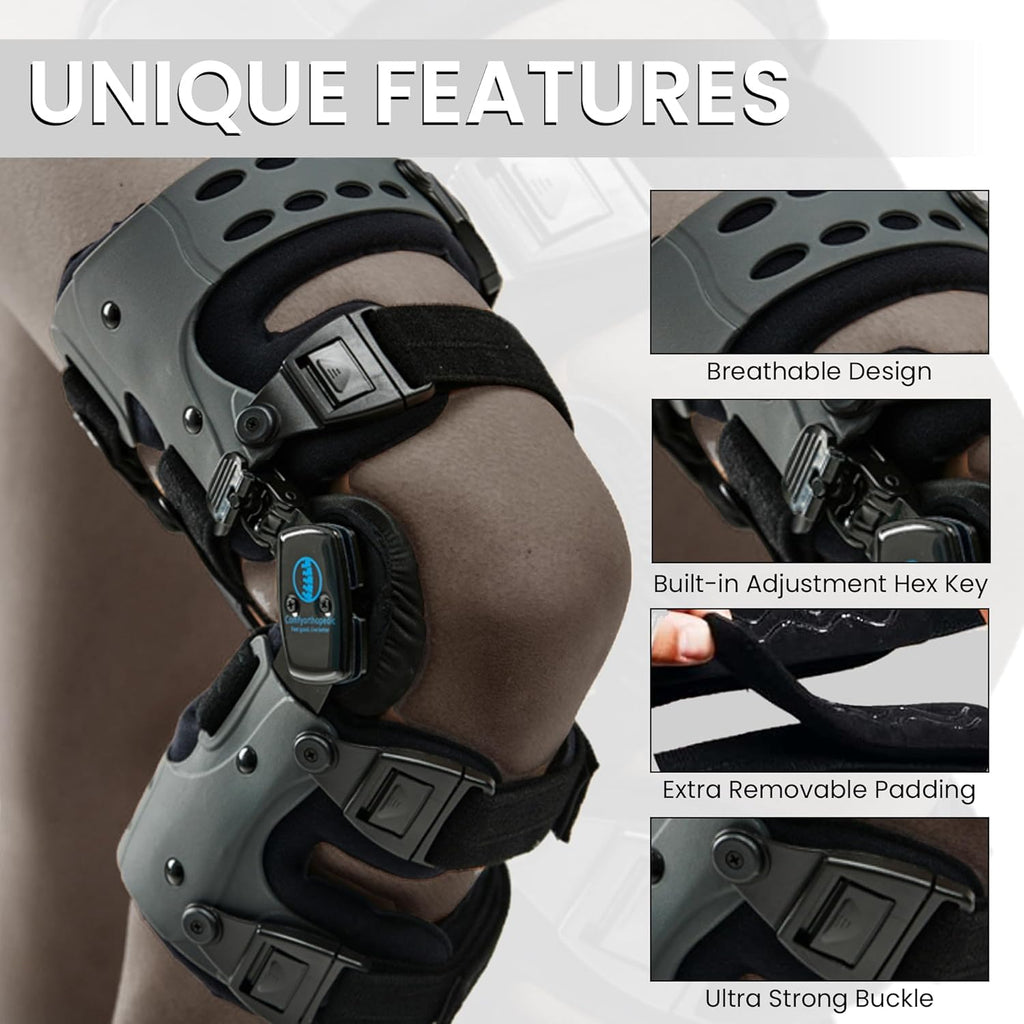 Comfyorthopedic Single-Sided OA Knee Unloader Brace for Men and Women


