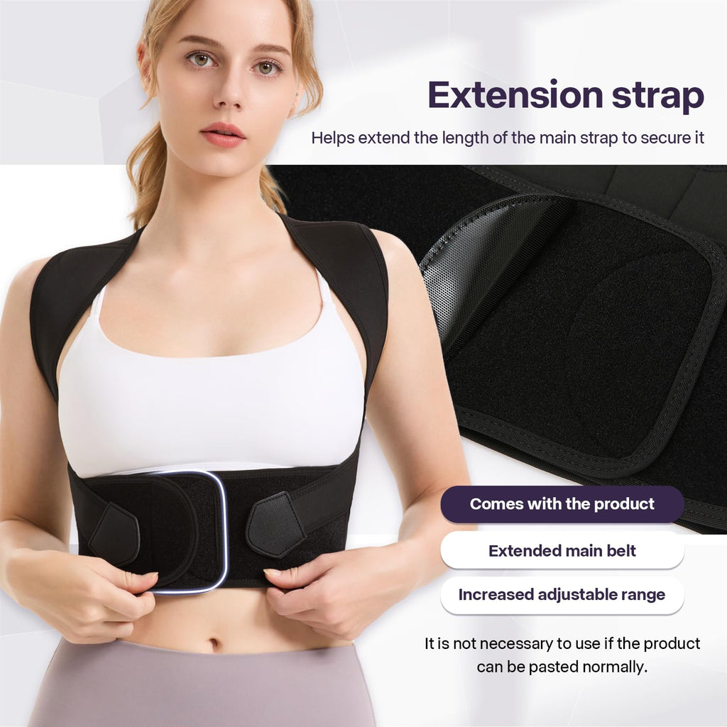VOKOKOYA Back Posture Corrector Brace with Adjustable Shoulder Straps

