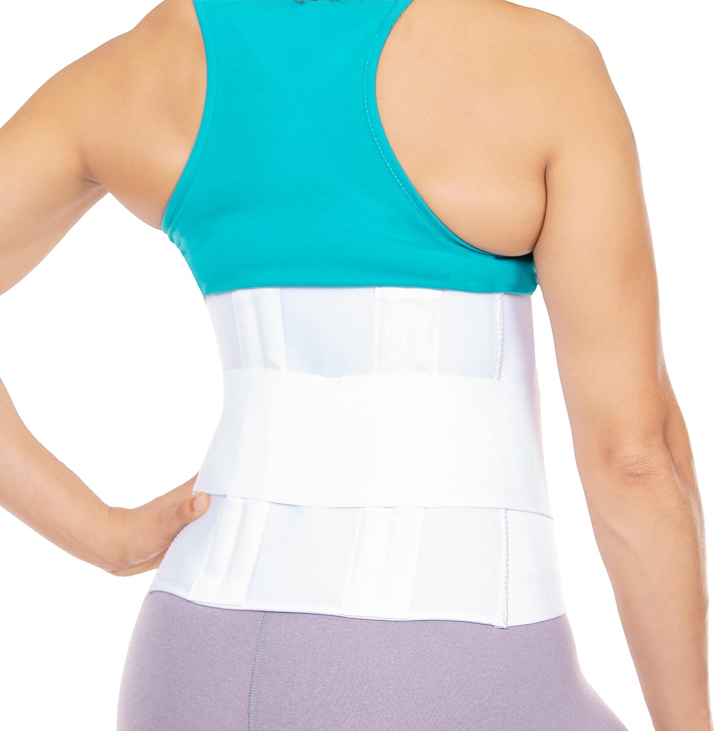 BraceAbility Low Back Compression Brace Wraparound Lumbar Support Belt

