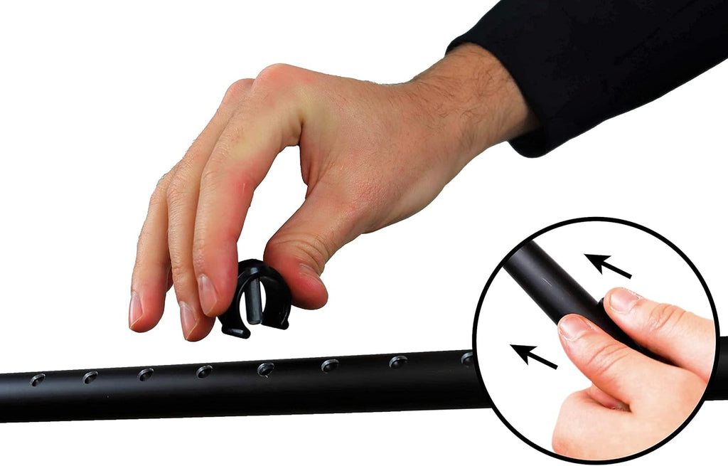 KMINA Forearm Crutches for Adults Open Cuff Adjustable Height Aluminum Orthopedic

