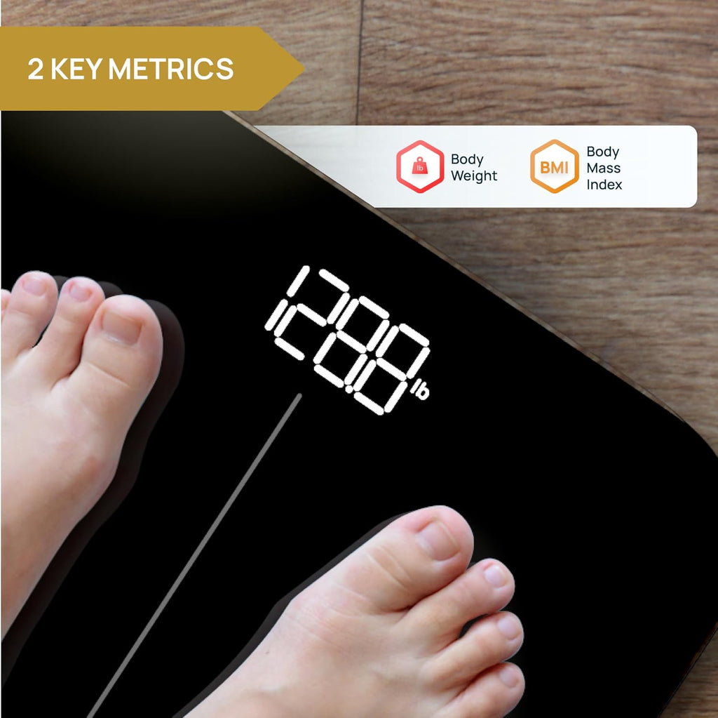 INEVIFIT Bluetooth Digital Bathroom Scale with BMI Tracking and Smartphone App

