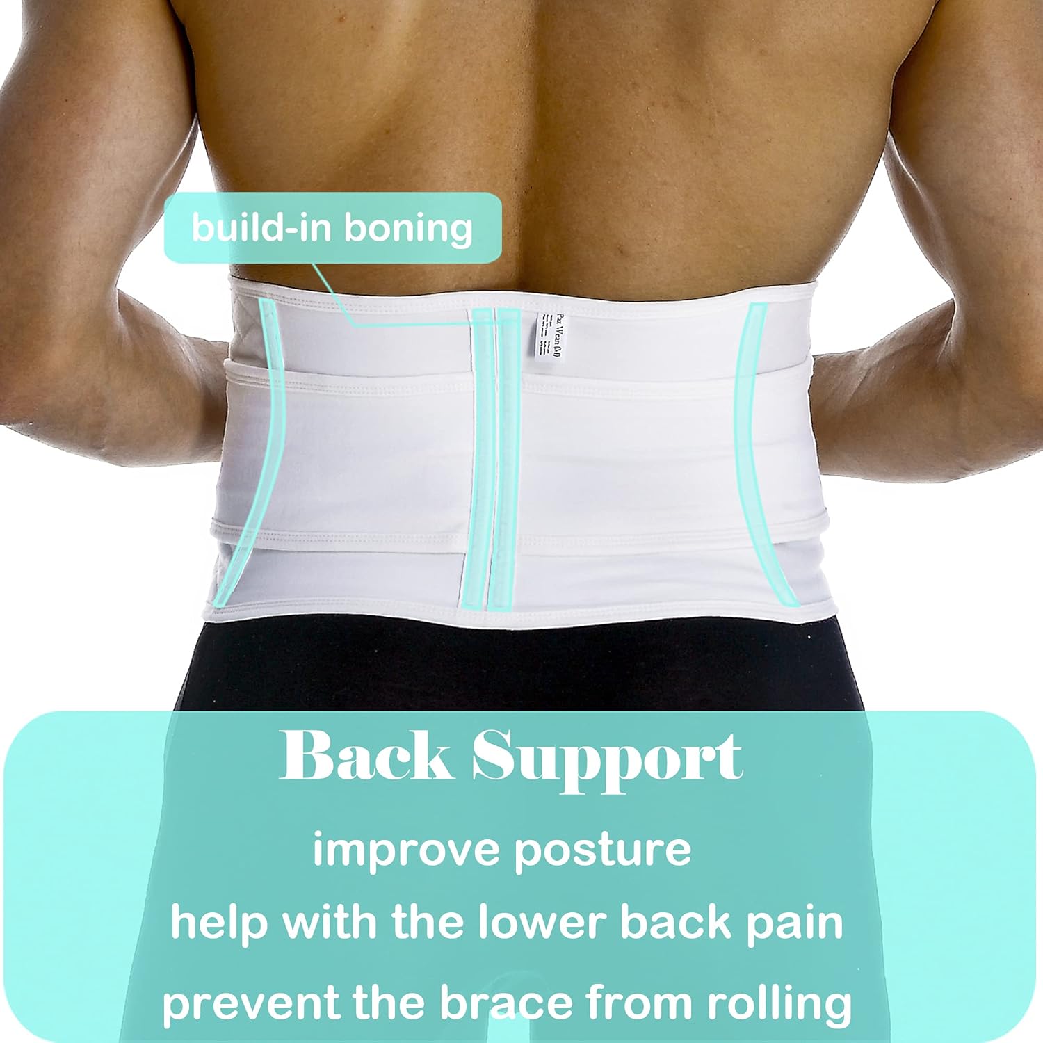 Hernia Belt for Men Abdominal Support Surgical Belly Binder Stomach Wrap

