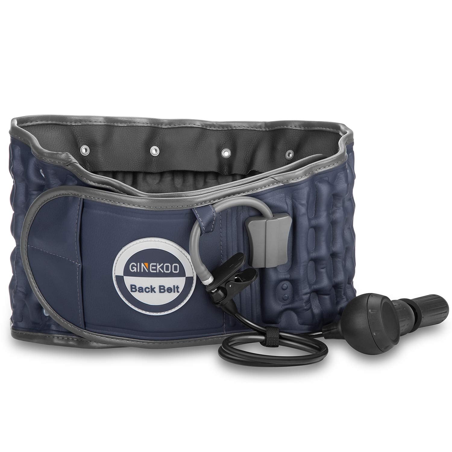 GINEKOO Inflatable Spinal Traction Belt for Lumbar Support and Back Pain Relief

