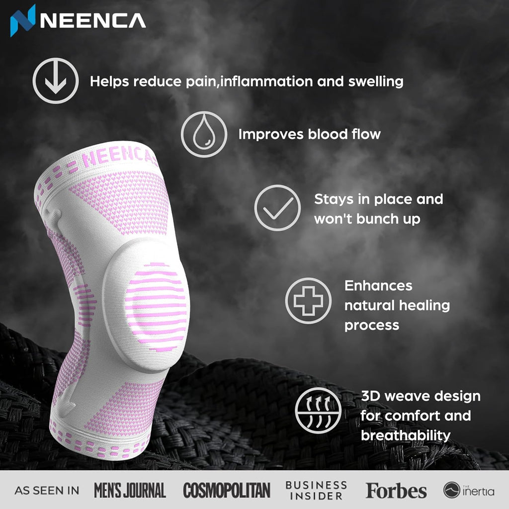 NEENCA Professional Knee Brace for Pain Relief with Patella Gel Pad & Stabilizers

