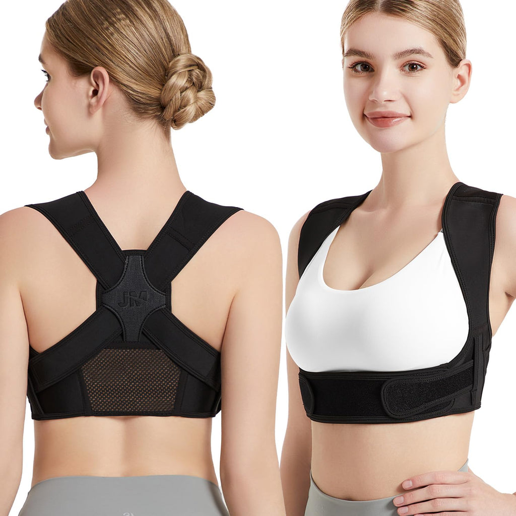 JMPOSE Posture Corrector Back Support Adjustable Shoulder Brace for Men and Women

