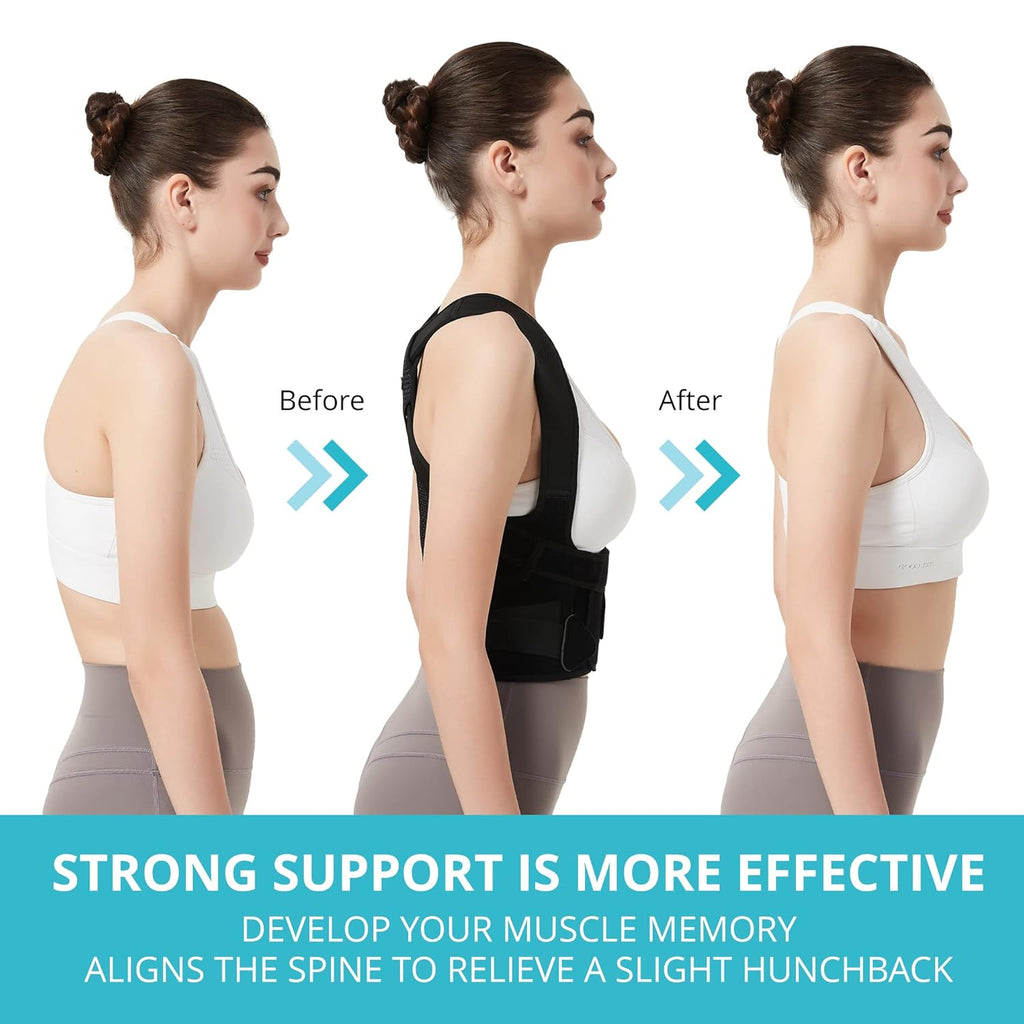 Shaperky Posture Corrector Back Brace for Full Back Support Adjustable Shoulder Straps

