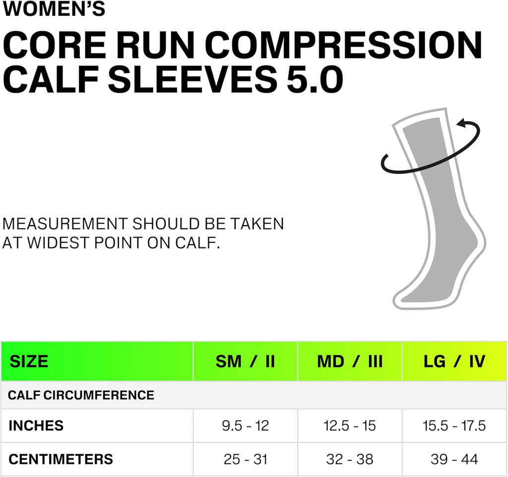 CEP Core Run Calf Sleeves 5.0 for Women Compression Support Breathable Fabric

