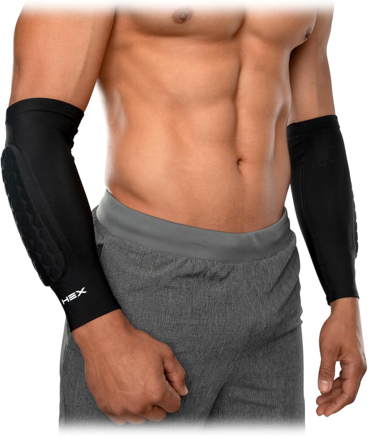 McDavid HexPad forearm sleeve with moisture management technology

