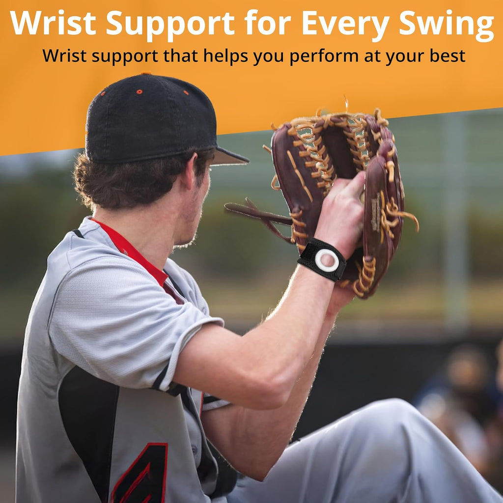 Bullseye TFCC Tear Wrist Brace with Silicone Ring Stabilizer, Adjustable Wrist Band

