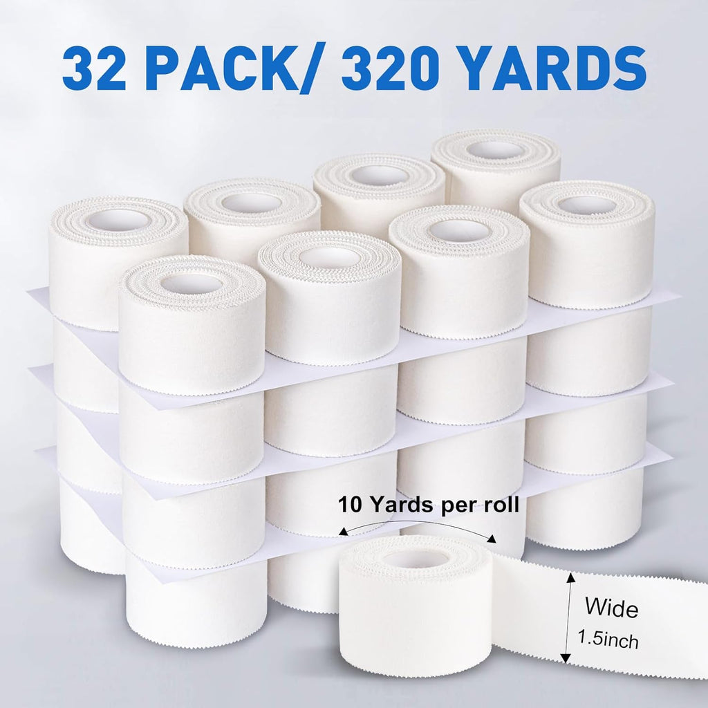 CHMI Athletic Tape, Sports Cotton Tape for Gymnastics, Non-Sticky Adhesive

